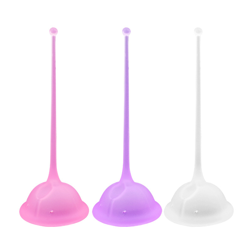 Furuize conception cup — pink, purple, and white color variants with retrieval stem