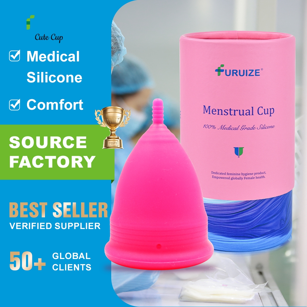 Eco-friendly packaging materials including kraft board, FSC-certified paper, and recyclable pouches for menstrual cups