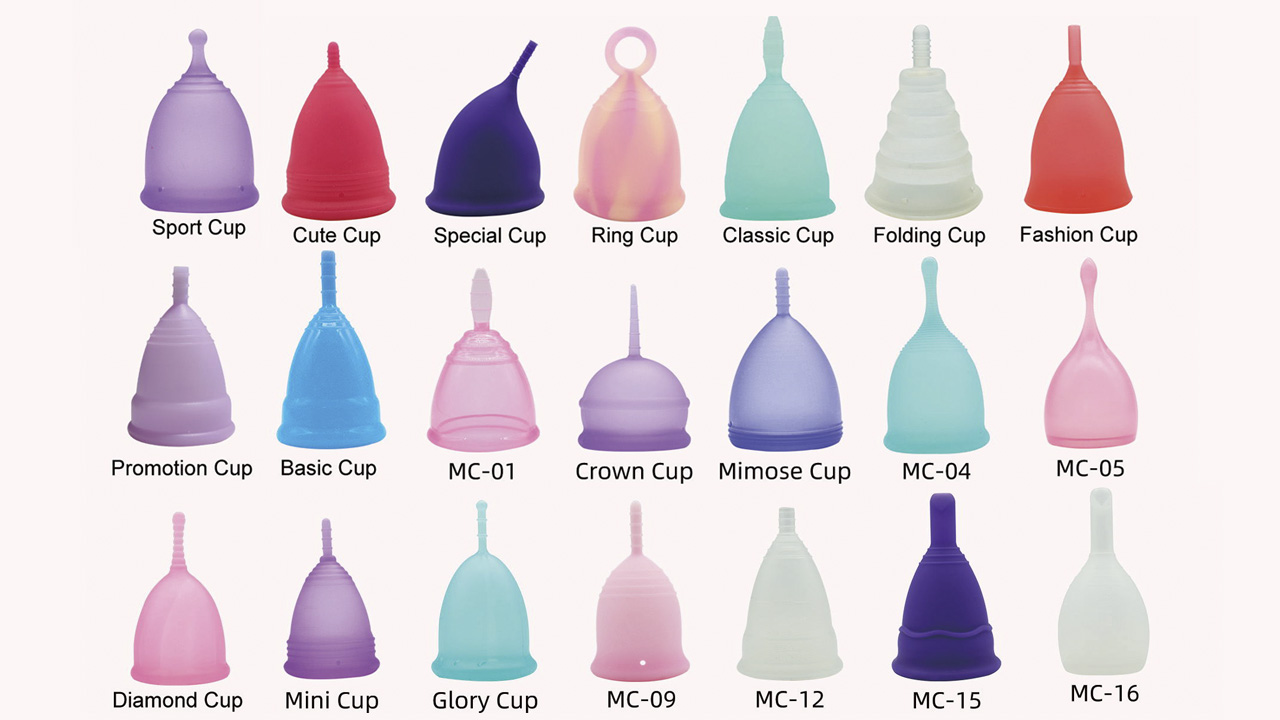 OEM menstrual cup catalog — medical grade silicone reusable cups for private label brands